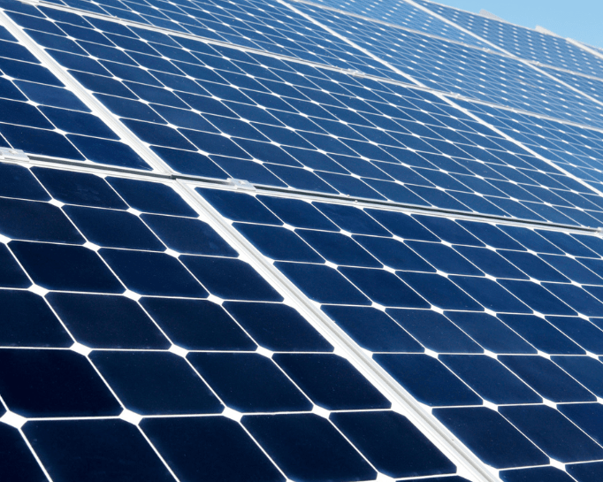 Photovoltaikanlage zur Nutzung von Solarenergie.